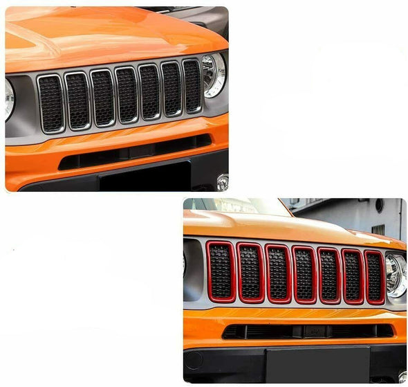 Front Grill Inserts for Jeep Renegade 2019 - 2020