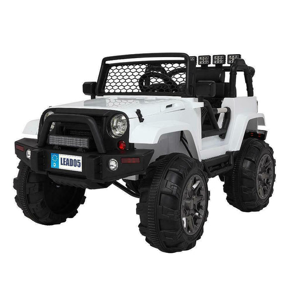 Electric Jeep for Kids White